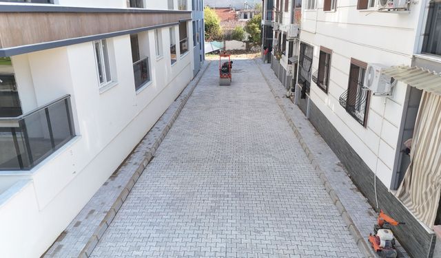 Nazilli Belediyesi’nden Yeni Mahalle’de yol çalışması