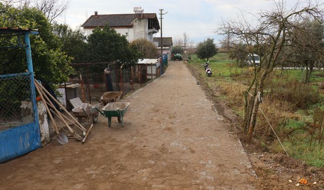 Nazilli Belediyesi’nden Arslanlı’da yol çalışması