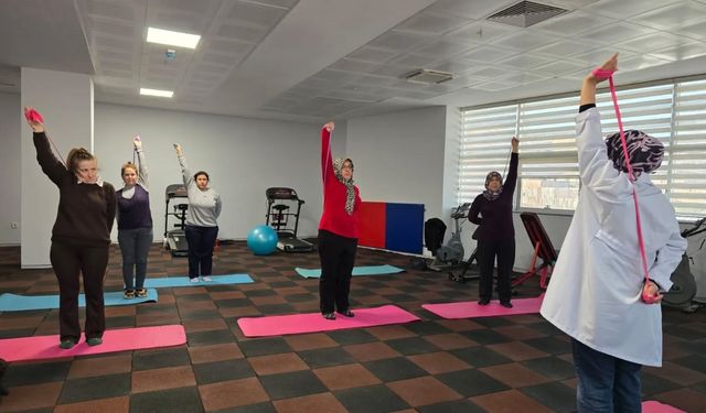 Nazilli'de kadınlar güne sporla başlıyor