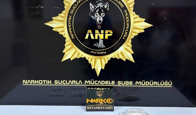 Aydın’da 815 gram uyuşturucu madde ele geçirildi