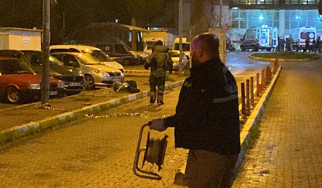 Aydın'da hastane önündeki şüpheli valizden giyecek çıktı