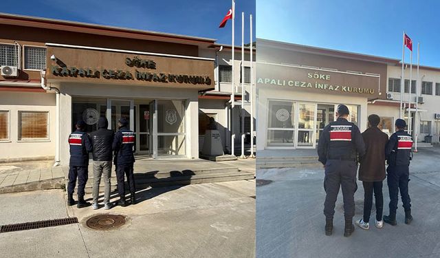 Aydın'da aranan şahıslar jandarmadan kaçamadı