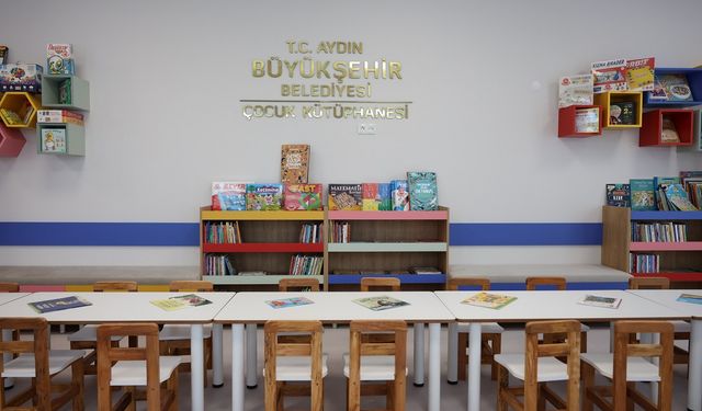 AYDIN BÜYÜKŞEHİR BELEDİYESİ’NDEN AYDIN ŞEHİR HASTANESİ’NE ÇOCUK KÜTÜPHANESİ