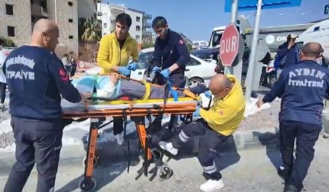 Ters yönden çıkınca kaza kaçınılmaz oldu: 2 yaralı