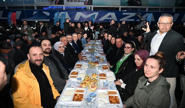 Başkan Çerçioğlu, Büyükşehir Belediyesi ve ASKİ personelleri ile iftar sofrasında buluştu