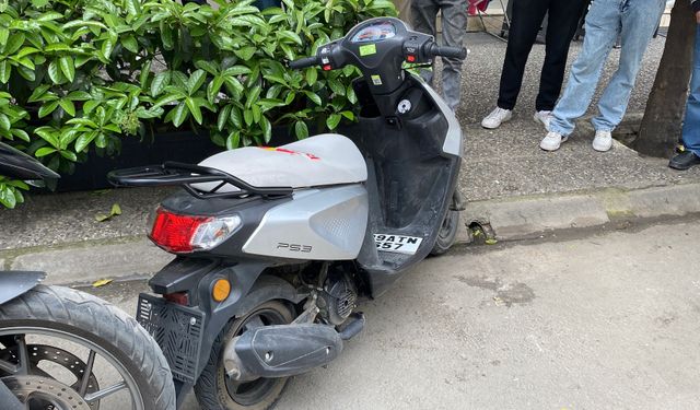Kaldırımdan kaçtı, 500 bin liradan oldu