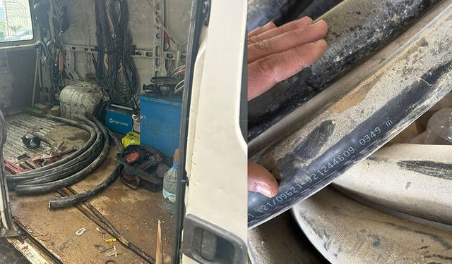 Çine’de kablo hırsızları yakalandı