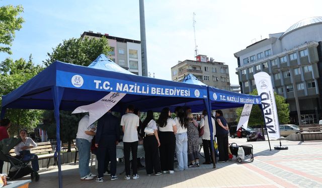 NAFAD standına vatandaşlar ilgi gösterdi
