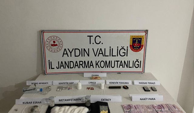 Aydın’da uyuşturucu baskını: 5 gözaltı