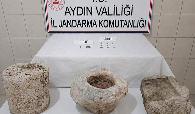 Bozdoğan’da tarihi eser operasyonu