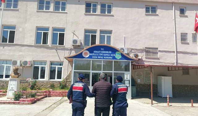 Buharkent’te 11 yıl hapis cezası ile aranan hükümlü yakalandı