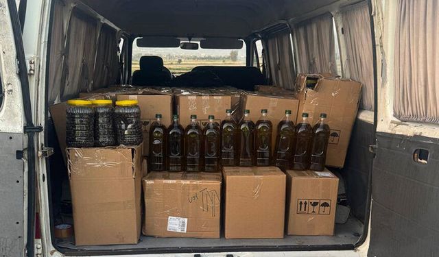 Aydın'da 2 milyon 400 bin TL değerinde taklit zeytinyağı ele geçirildi