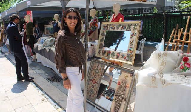 Nazilli’de kirpi oku ile sanat dikkat çekiyor