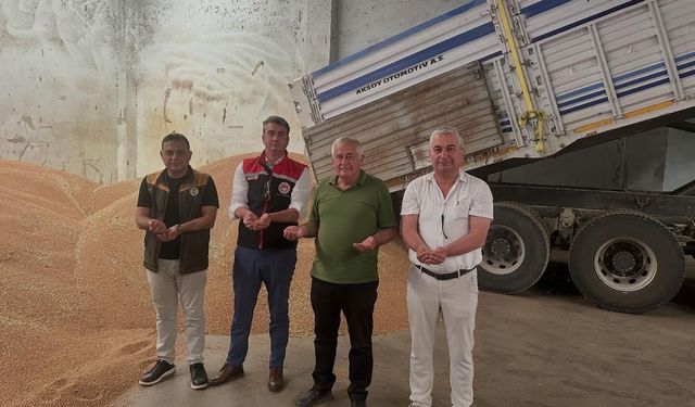 İlk hububat alımı gerçekleştirildi