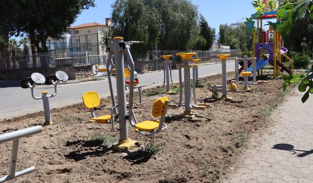 Nazilli’de çocuk oyun ve spor alanları bakıma alındı