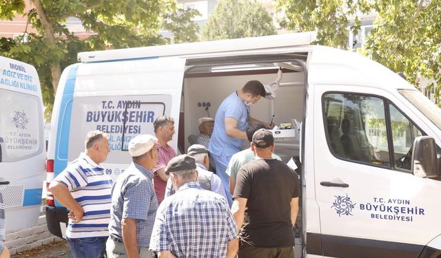 MOBİL DİŞ KLİNİKLERİ KIRSAL MAHALLELERDE HİZMETE BAŞLADI