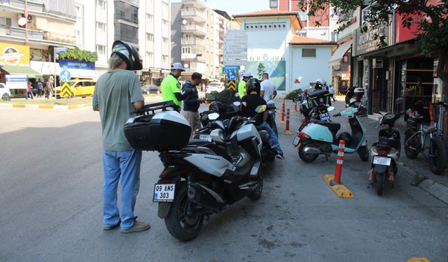 Aydın’da motosiklet sürücüleri denetlendi