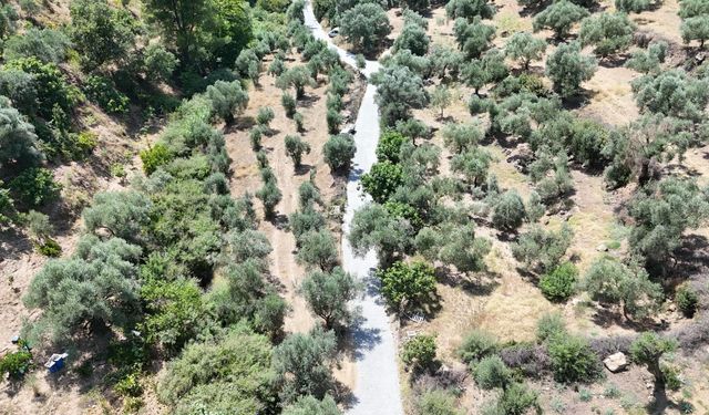 Nazilli Bayındır’da yollara parke taşı