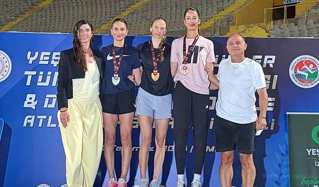 Aydınlı atletlerden Türkiye Şampiyonası'nda 3 madalya