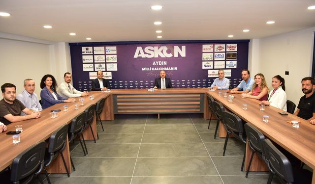 Aydın ekonomisi için önemli buluşma: Vali Varol ASKON’da