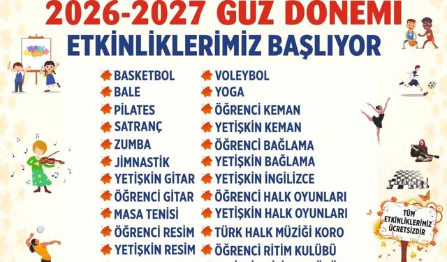 Aydın Büyükşehir Belediyesi Güz Dönemi Etkinlikleri Başlıyor