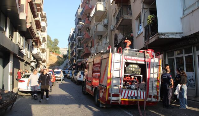 Aydın’da ev yangını