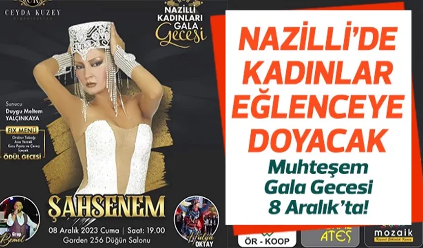 Nazilli’de kadınlar eğlenceye doyacak