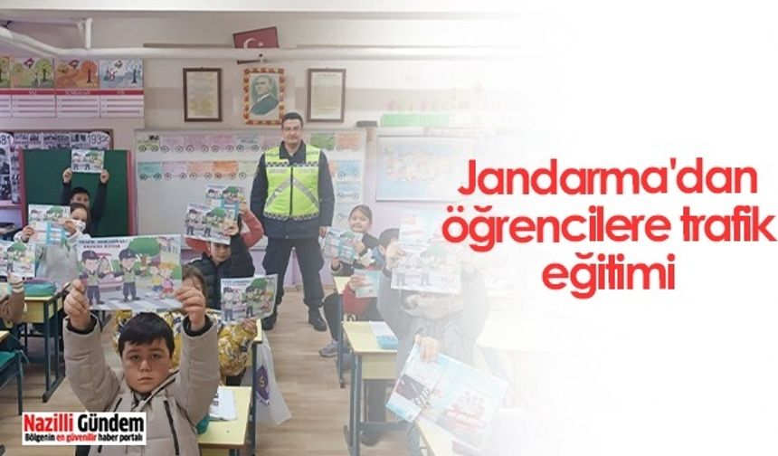 Jandarma'dan öğrencilere trafik eğitimi