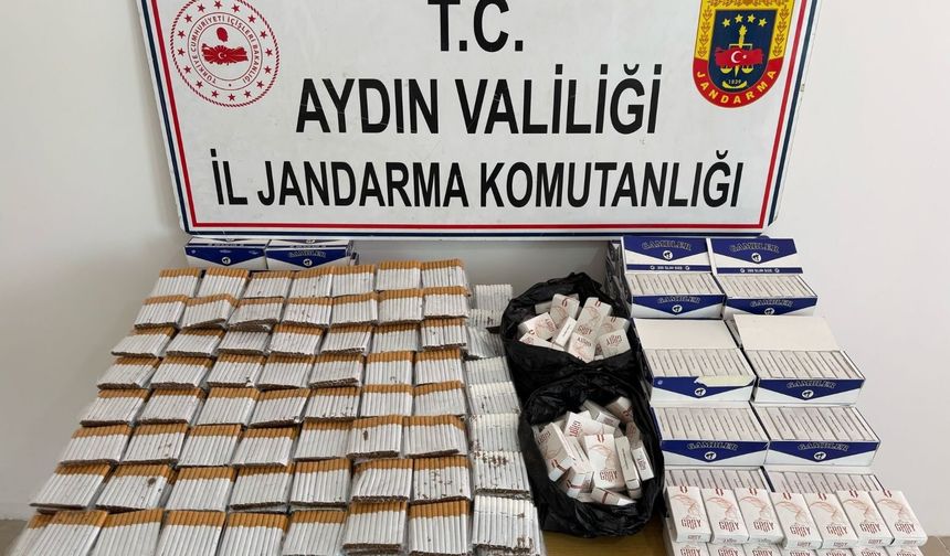Nazilli’de sigara kaçakçılığı operasyonu