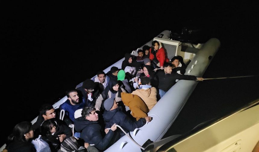 14 düzensiz göçmen yakalandı