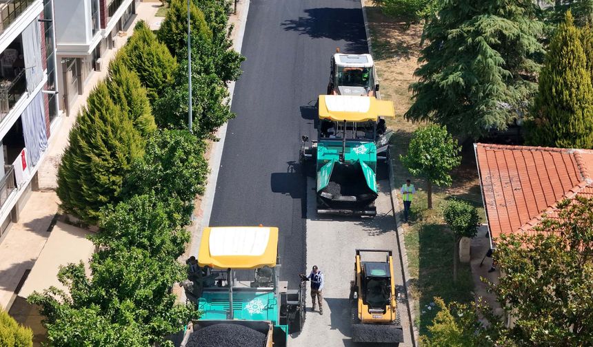 Büyükşehir’in yol çalışmaları devam ediyor