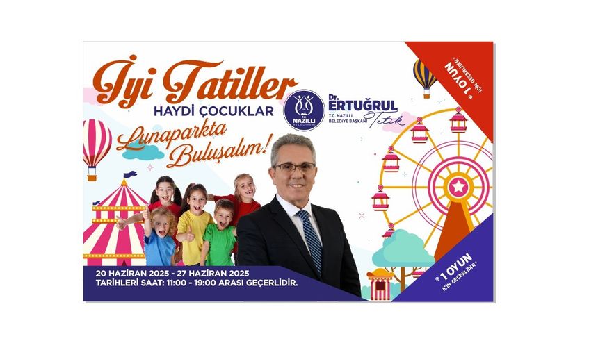 Nazilli Belediyesi’nden çocuklara karne hediyesi