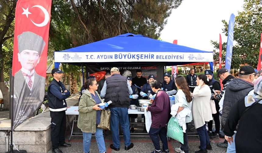 Aydın Büyükşehir, Atatürk için hayır gerçekleştirdi