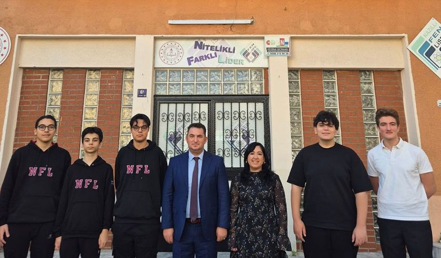 Nazilli Fen Lisesi’nden gururlandıran proje başarısı