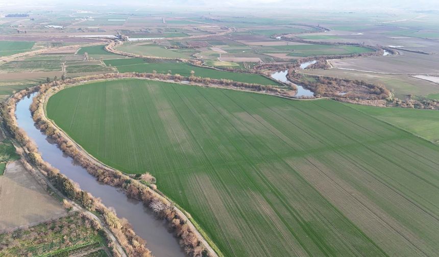 Menderes Nehri suya kavuştu