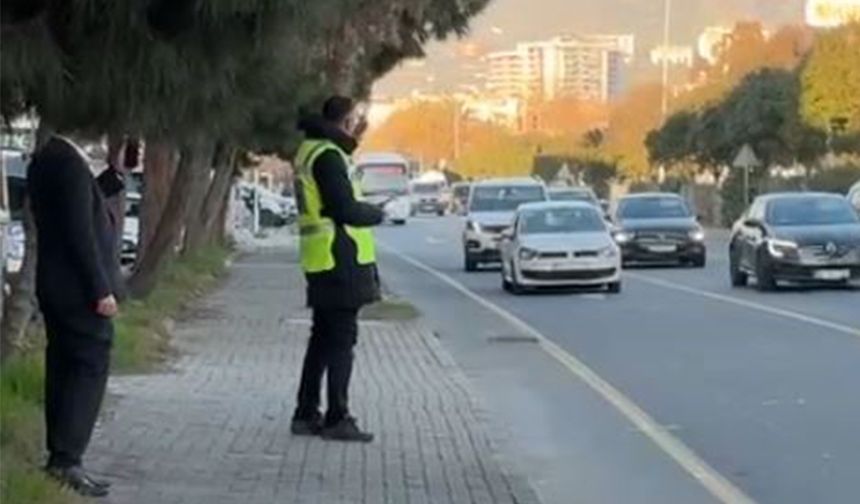 Aydın'da trafik polisine kaldırım nöbeti mahkemeye taşındı