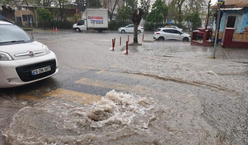 Aydın’a kuvvetli sağanak yağış uyarısı