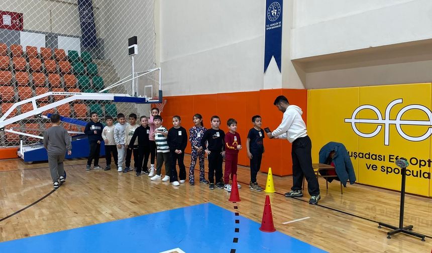 Geleceğin sporcuları keşfedildi