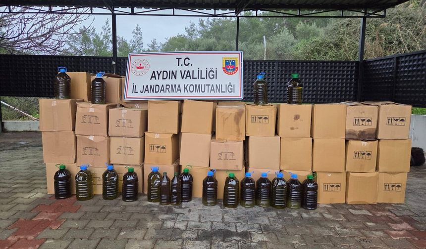 Tağşiş zeytinyağı operasyonu: 2 bin 932 litre zeytinyağı ele geçirildi