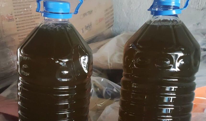 Aydın’da bin 324 litre bitkisel karışım yağ ele geçirildi