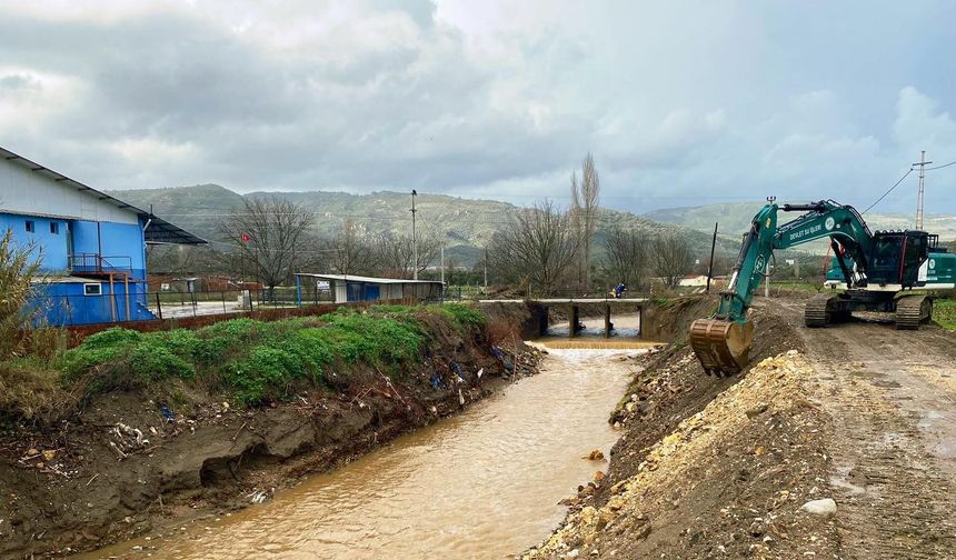 Aydın'da taşkın riskine karşı teyakkuz haline geçildi