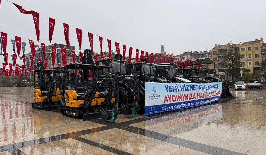 Büyükşehir Belediyesi'nin araç filosu 51 milyon liralık yatırım ile güçlendi