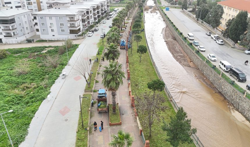 Nazilli Belediyesi yürüyüş yollarını bakıma aldı