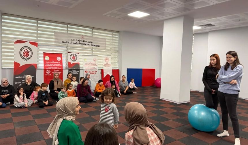 Nazilli'de anne ve çocuklara sağlıklı yaşam desteği
