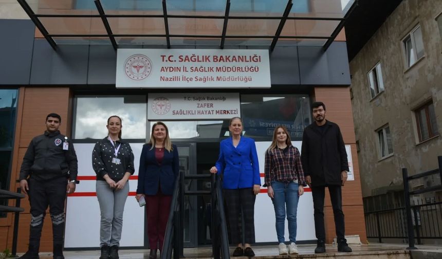 Kaymakam Küpeli Kan, Nazilli’de sağlık çalışmalarını yerinde inceledi
