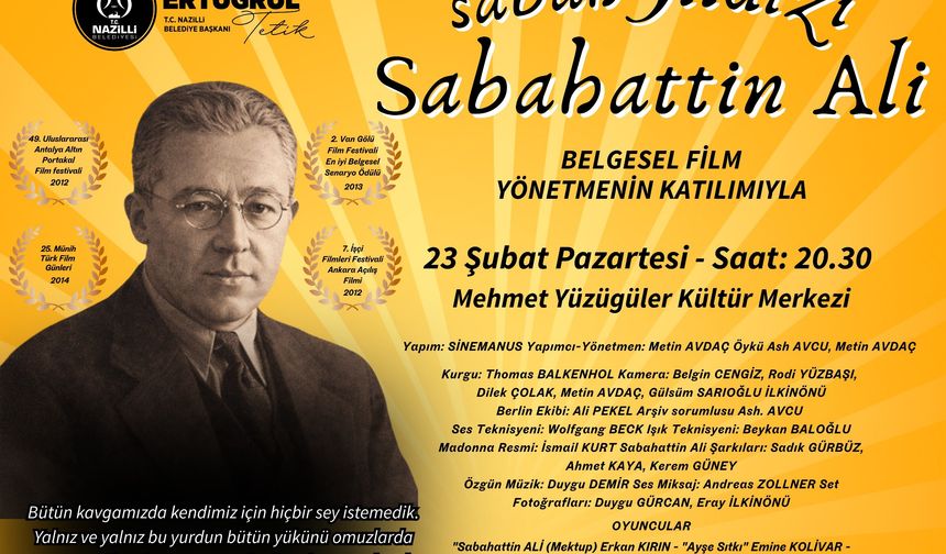 Nazilli’de sanat dolu bir gece yaşanacak