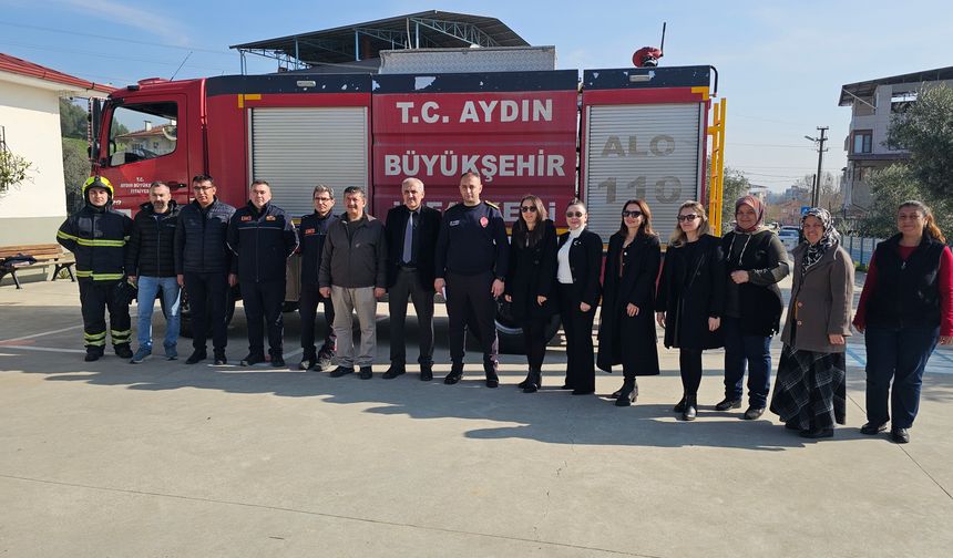 Nazilli'de öğrencilere 'Ormanları Koruma, Afet ve Yangın Eğitimi' verildi