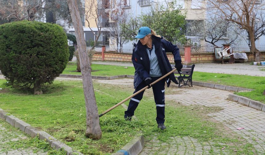 Nazilli’de parklar bahara hazırlanıyor