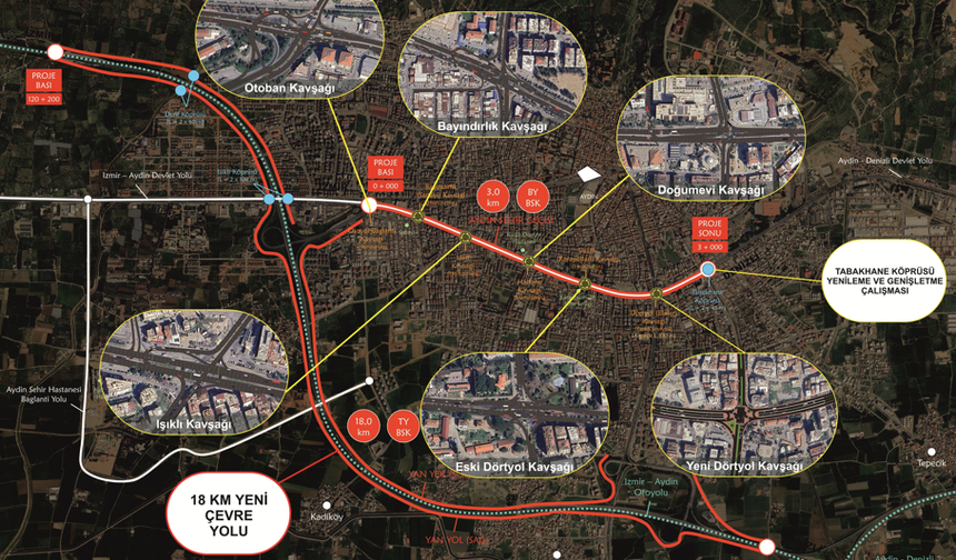 Köprülü kavşak çalışması kapsamında minibüs güzergahları değişti