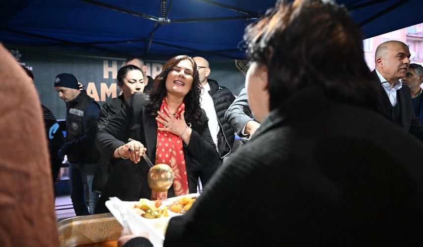 Başkan Çerçioğlu Söke’de kurulan iftar sofrasında vatandaşlarla bir araya geldi